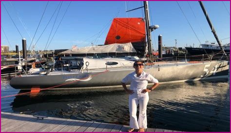 Meet the woman who runs her successful company from a YACHT sailing around the world